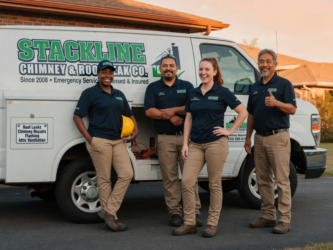 Chimney flashing repair company in Columbia, VA